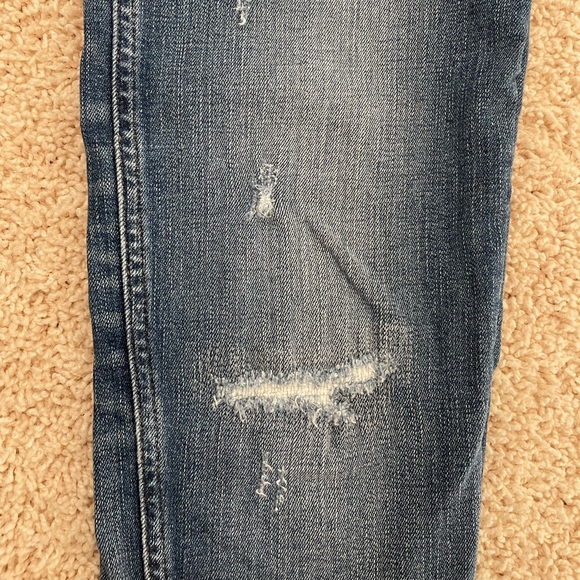 Madewell denim 9” high rise skinny destructed - Picture 6 of 7